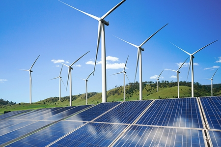 Photovoltaikanlage und Windraeder