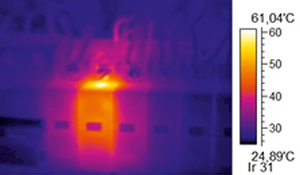 Temperaturmessung der Neuanlage Bild