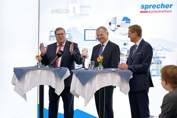 Pressekonferenz zur Förderausschreibung „Security Technologies & Solutions“ bei Sprecher Automation