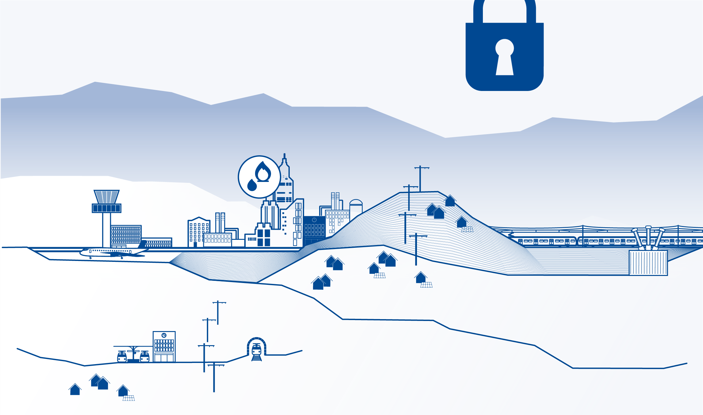 Industrie Landschaft Grafik